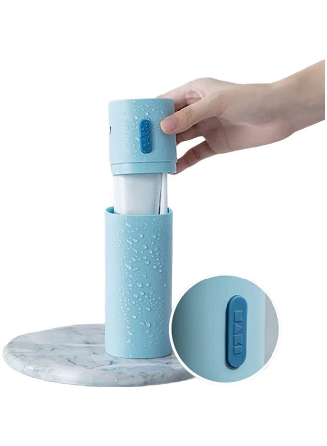 Sometimes Youshiguang Travel Mouthwash Cup, Toothbrush Holder, Simple Portable Toiletry Set For Business Trips And Travel, White - Image 1