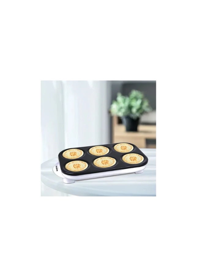 Home Master Home Master 6-Cavity Pancake Maker – 1500W, Non-Stick Surface, HM-150 - Image 2