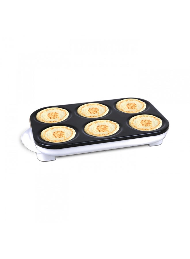Home Master 6-Cavity Pancake Maker – 1500W, Non-Stick Surface, HM-150 - Image 2