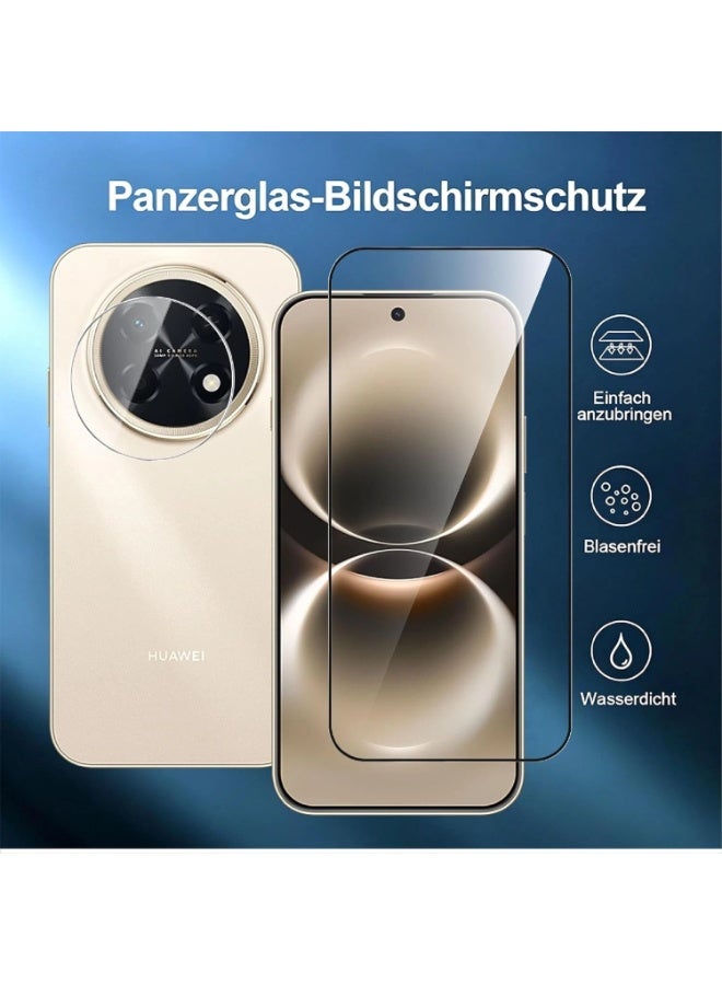 general Compatible with the Huawei Nova 15 Max; [2+2 Set] Screen Protector and Camera Lens Protector; 9H Hardness High-Definition Scratch-Resistant Tempered Glass Screen Protector - Image 2