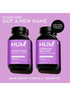 HUM Hormone Balance - Supplement for Women's Health - Support for Cramps, Cravings, Irritability & Hormonal Balance - Chasteberry & Dong Quai Women's Monthly Support (60-Count)  - Image 2