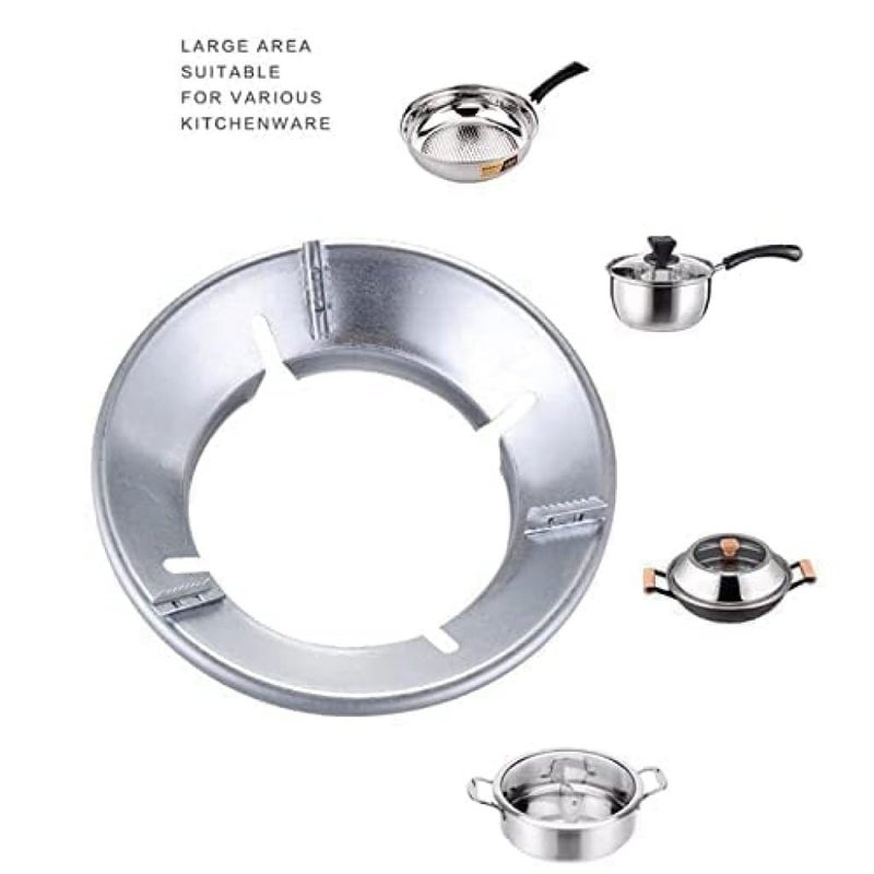samtrish fire windproof gas saver burner stand gas saver jali ring gas energy saver stand gas saver protecter flame suitable for all gas stove Openpack of 2 - Image 5