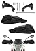 PRO CAKEN Universal Dirt Bike Handguards Motorcycle Hand Guards Plastic Bracket for SX SXF EXCF XCW XCF XC 50 60 85 125 150 250 350 450 500 20172021 Black - Image 2