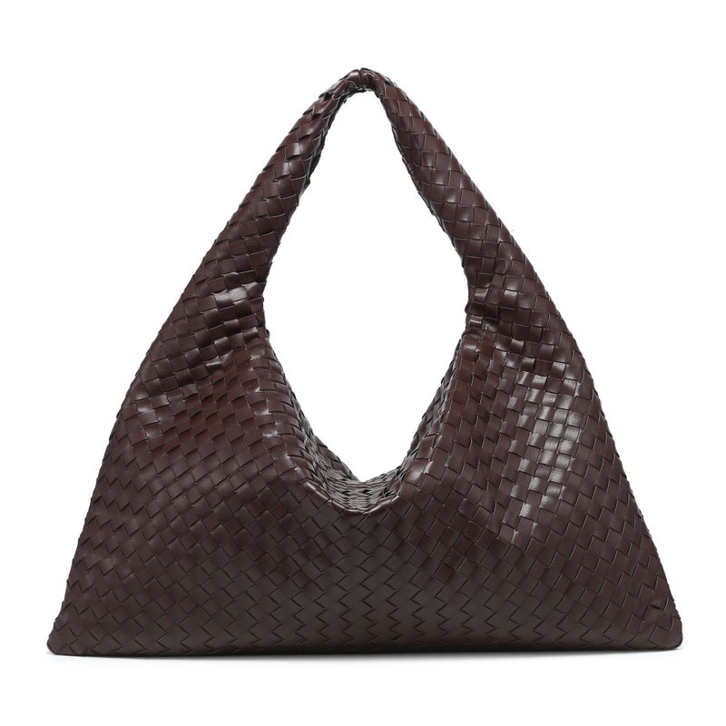 Explosions Woven Super Large Capacity Underarm Bag Solid Color Shoulder Bag Women'S Hand Bag - Image 3