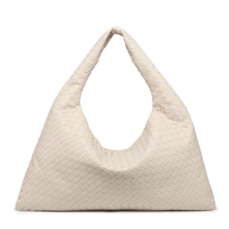 Explosions Woven Super Large Capacity Underarm Bag Solid Color Shoulder Bag Women'S Hand Bag - Image 1