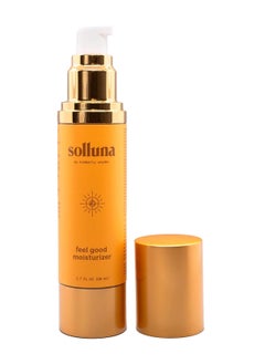 Solluna by Kimberly Snyder Solluna by Kimberly Snyder Feel Good Moisturizer — Hydrating, Collagen Boosting & Anti-Aging Moisturizer with Retinol Alternative, Natural Oils, Plant Stem Cells & Extracts (1.7oz) Vegan & Non-GMO 