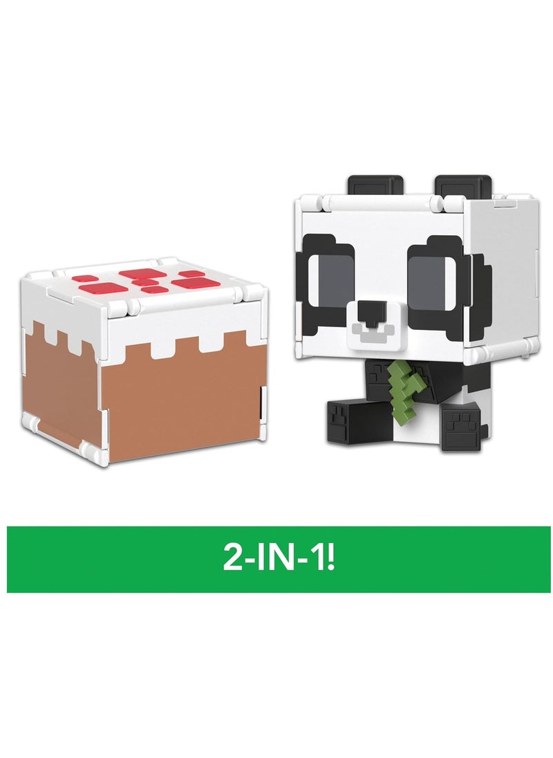 MINECRAFT - Minecraft Flippin Figure - Panda - Image 1