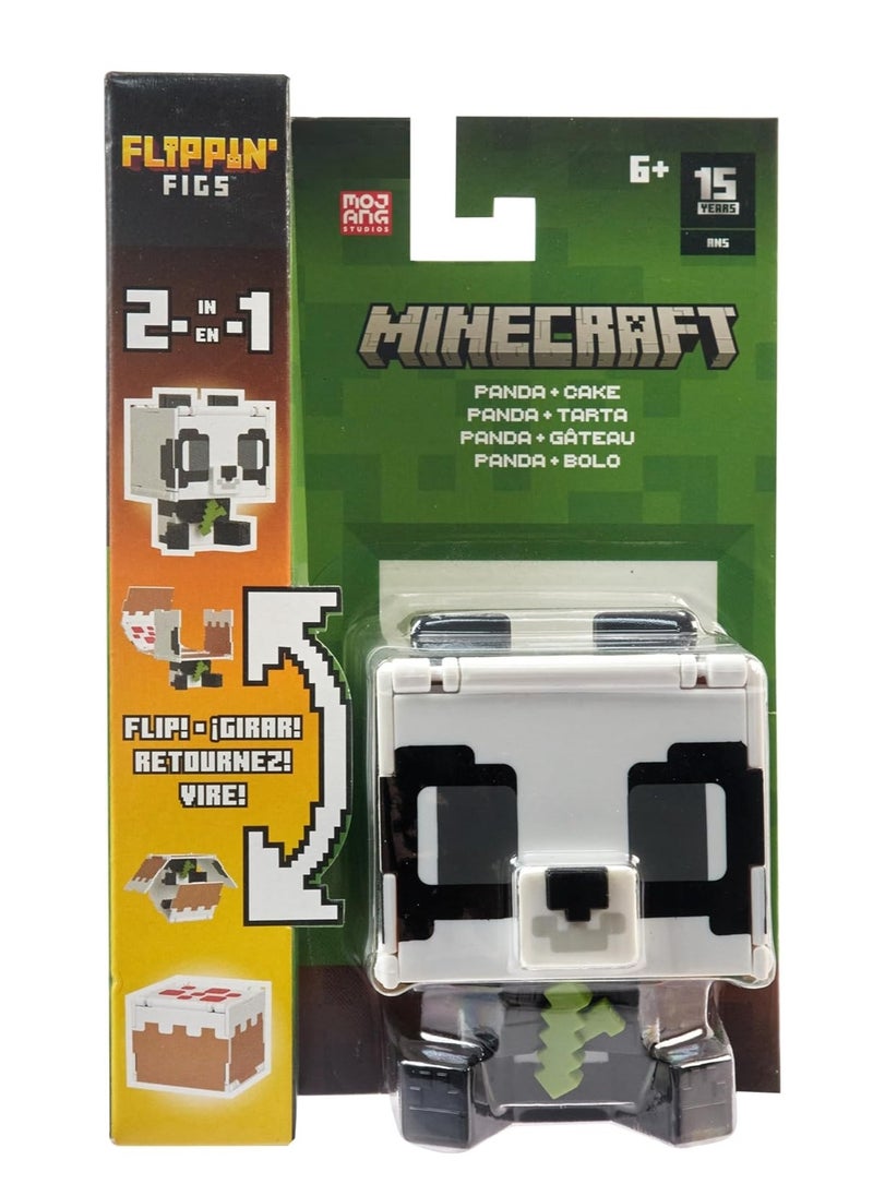 MINECRAFT - Minecraft Flippin Figure - Panda - Image 1