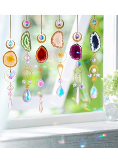Excefore Window Hanging, Suncatcher, Heart Suncatchers Window Hanging, with Butterfly, Crystals Light Catcher, for Window Suncatchers Chandelier Parts Rainbow Maker Pendants  - Image 1