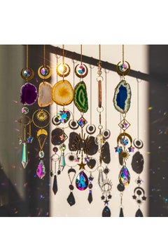 Excefore Window Hanging, Suncatcher, Heart Suncatchers Window Hanging, with Butterfly, Crystals Light Catcher, for Window Suncatchers Chandelier Parts Rainbow Maker Pendants  - Image 3