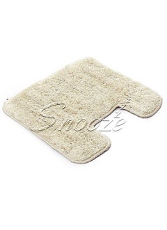 snooze Shaggy Bath Rug Set 3pcs Biege  - Image 2
