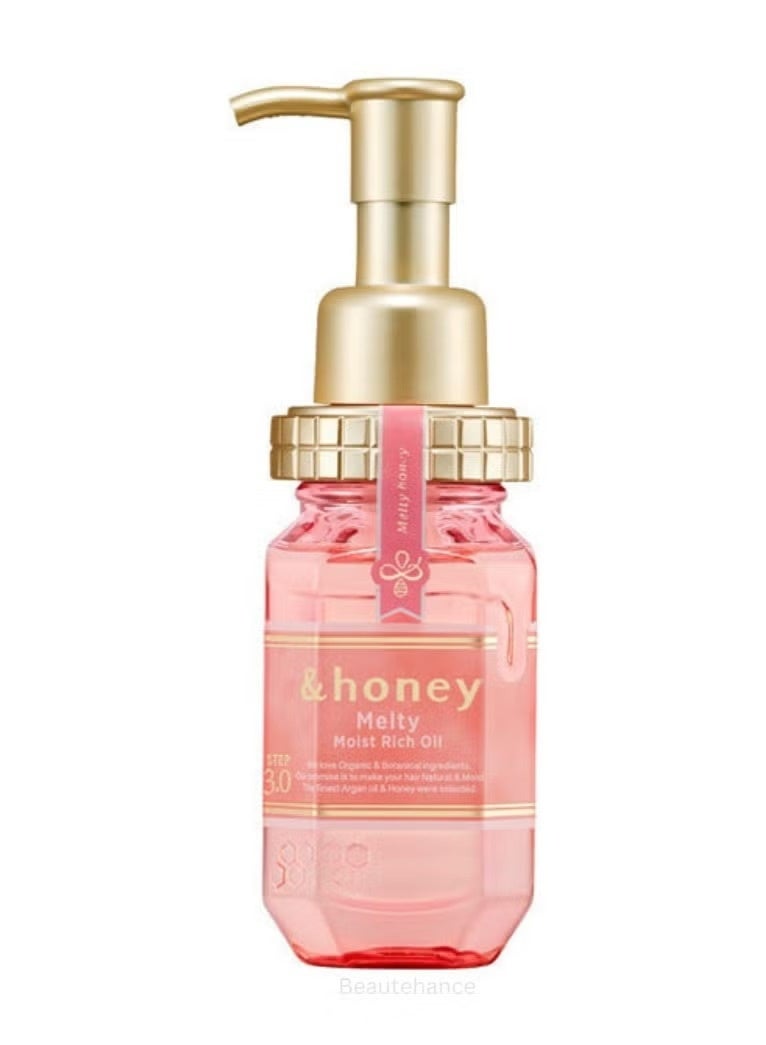 &Honey Melty Moist Set of 3 - Shampoo 440 ML, Treatment 440 ML & Hair Oil 100 ML - Image 4