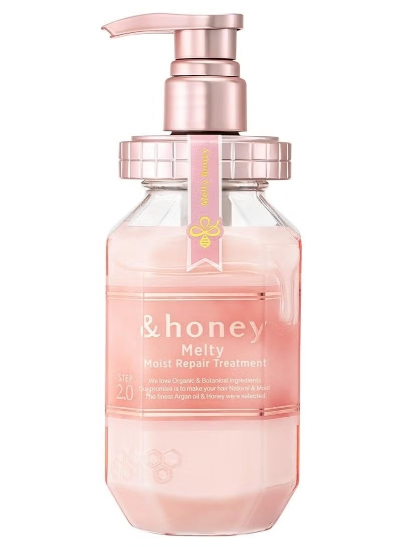 &Honey Melty Moist Set of 3 - Shampoo 440 ML, Treatment 440 ML & Hair Oil 100 ML - Image 2