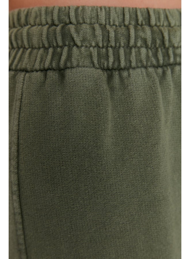 trendyol Sweatpants - Khaki - Wide leg - Image 4