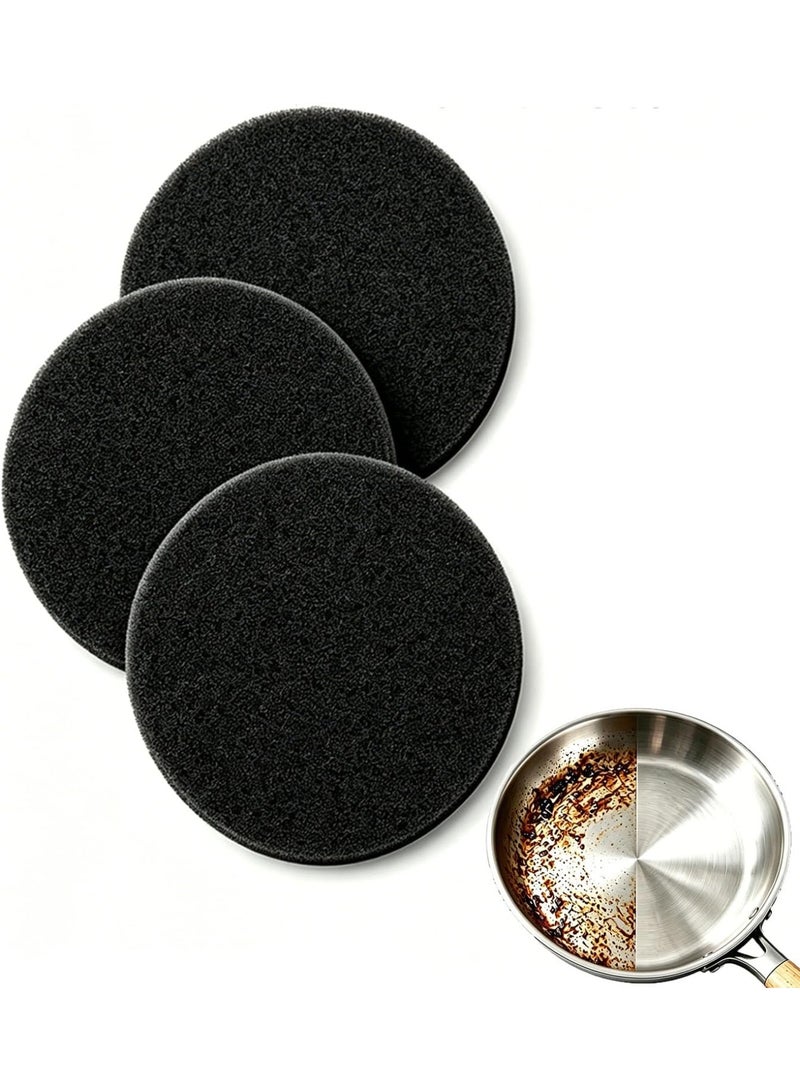 saykfoe 3Pcs Steel Sponge, Steel Sponge for Stainless Steel Pans, Non-Scratch Heavy Duty Kitchen Sponge, Durable Stainless Steel Surface Cleaning Tool - Image 1