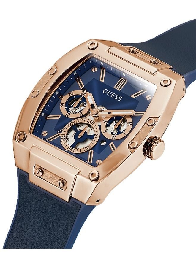 جس ساعة جيس فينيكس للرجال زرقاء اصلي سيليكون GW0202G4 - Image 4