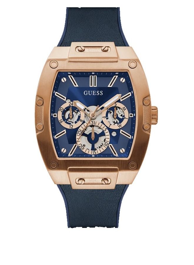 جس ساعة جيس فينيكس للرجال زرقاء اصلي سيليكون GW0202G4 - Image 1