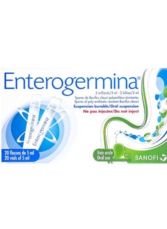 Enterogermina Probiotic Oral Suspension 2 Billion/5ml Vials 20's