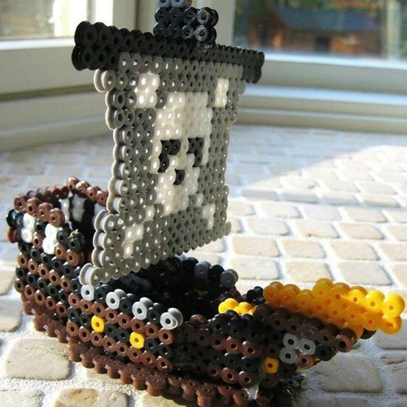 5050Pcs Classic Black White Mix Fuse Beads 6 Colors Choose Diy Craft Fun - Image 2