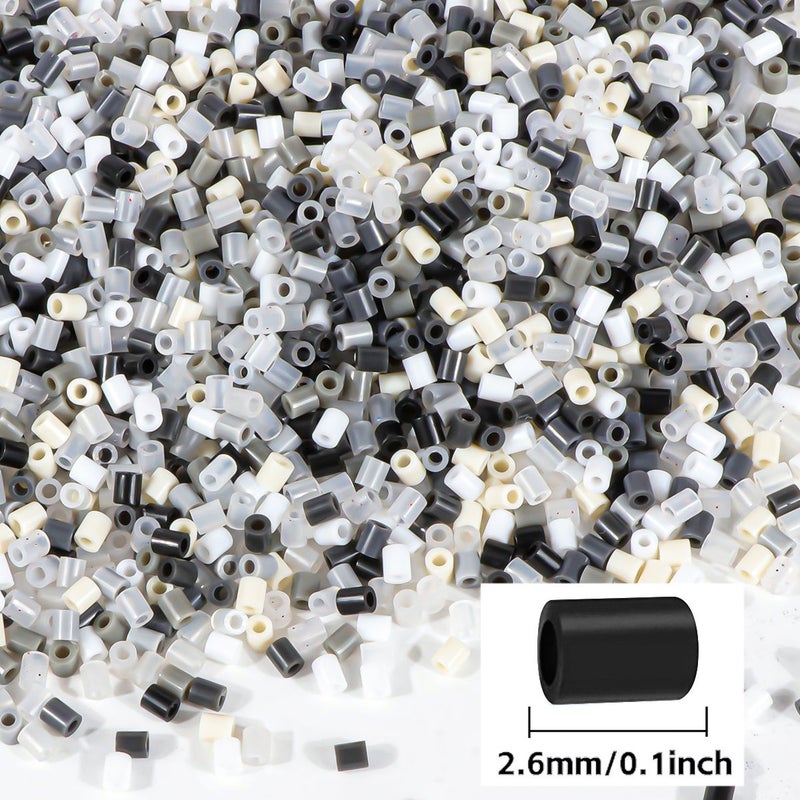 5050Pcs Classic Black White Mix Fuse Beads 6 Colors Choose Diy Craft Fun - Image 4