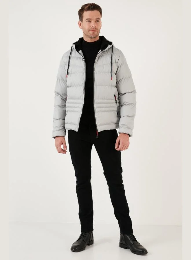 Buratti  Buratti Hooded Pocket Slim Fit Puffer Jacket Men's JACKET 6490001 for Men | Best Price UAE