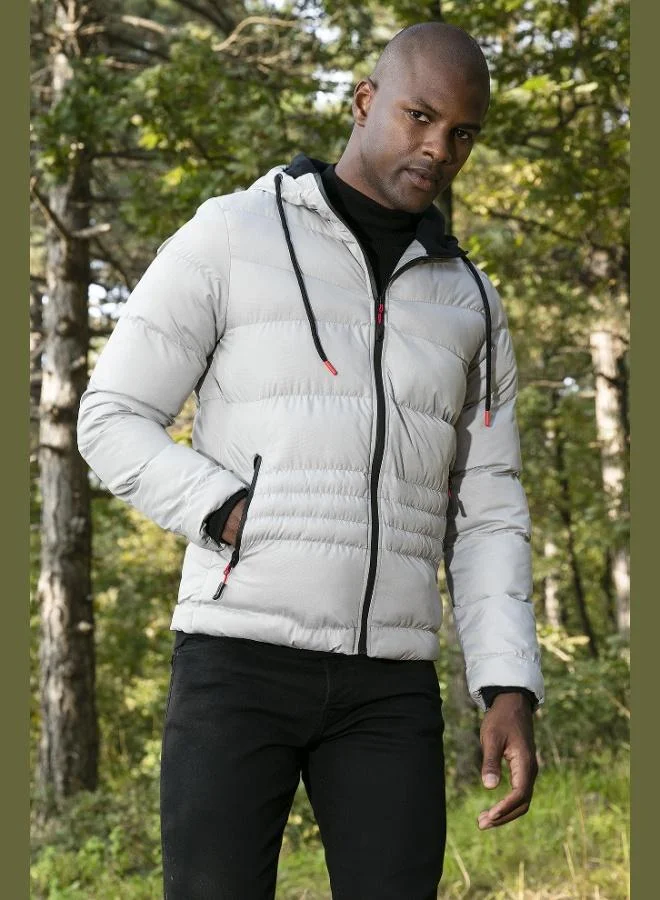 Buratti  Buratti Hooded Pocket Slim Fit Puffer Jacket Men's JACKET 6490001 for Men | Best Price UAE
