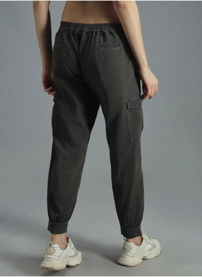 هاي ستار Women Grey Trousers