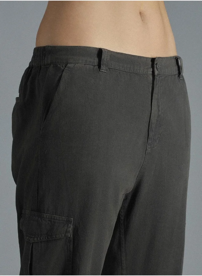 هاي ستار Women Grey Trousers
