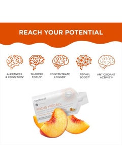 Healthycell Focus + Recall, Brain Boost Supplement Liquid Gel, Nootropics for Focus, Memory, Concentration, Alertness, Brain Health, Phosphatidylserine, Theanine, MCT, Omega 3, MICROGEL (30 Gel Packs)  - Image 3