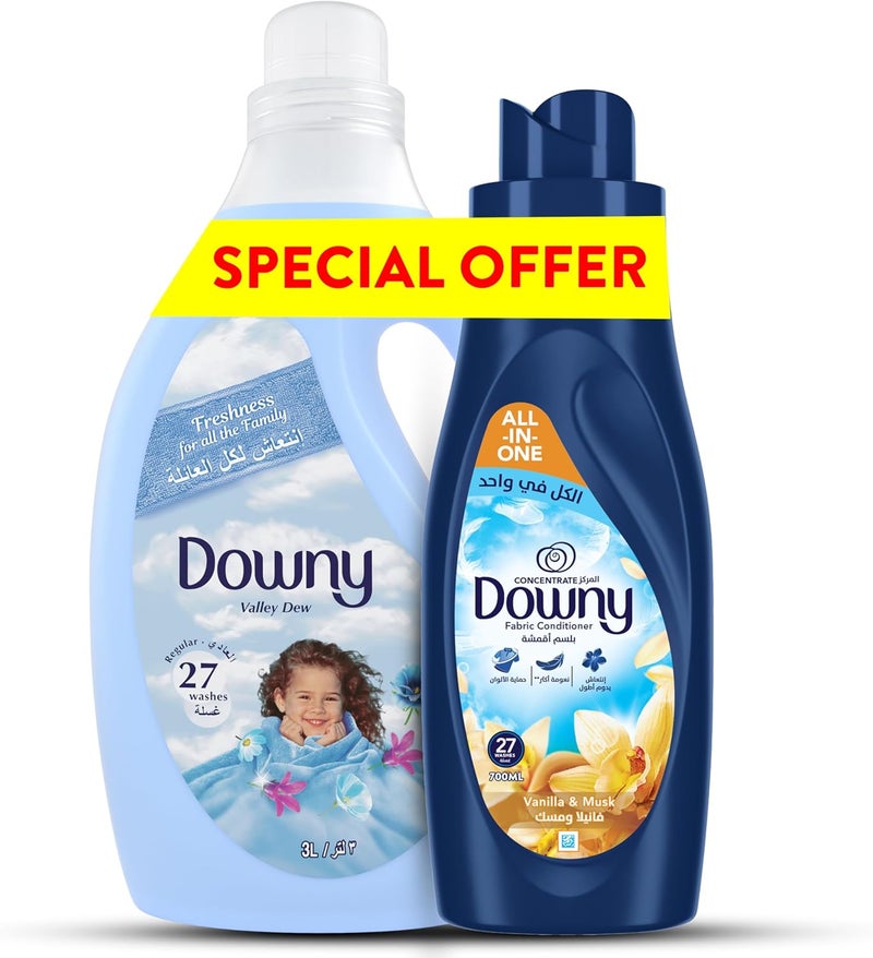 Downy منعم الأقمشة العادي من داوني مع مكثف مخصص - Image 1