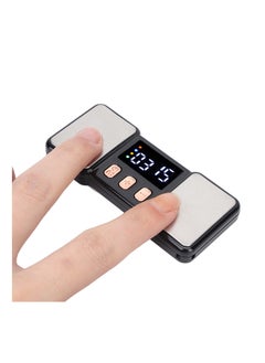 Generic Electric Fingertip Massager, Handheld Massager Portable Pinpoint Mini Finger Massager, with Lanyard for Arthritis Stress Relief, Relieve Hand Fatigue, Soreness and Numbness(Metallic Black)  - Image 2