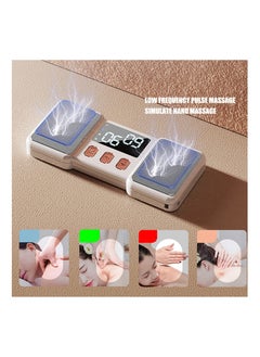 Generic Electric Fingertip Massager, Handheld Massager Portable Pinpoint Mini Finger Massager, with Lanyard for Arthritis Stress Relief, Relieve Hand Fatigue, Soreness and Numbness(Metallic Black)  - Image 5
