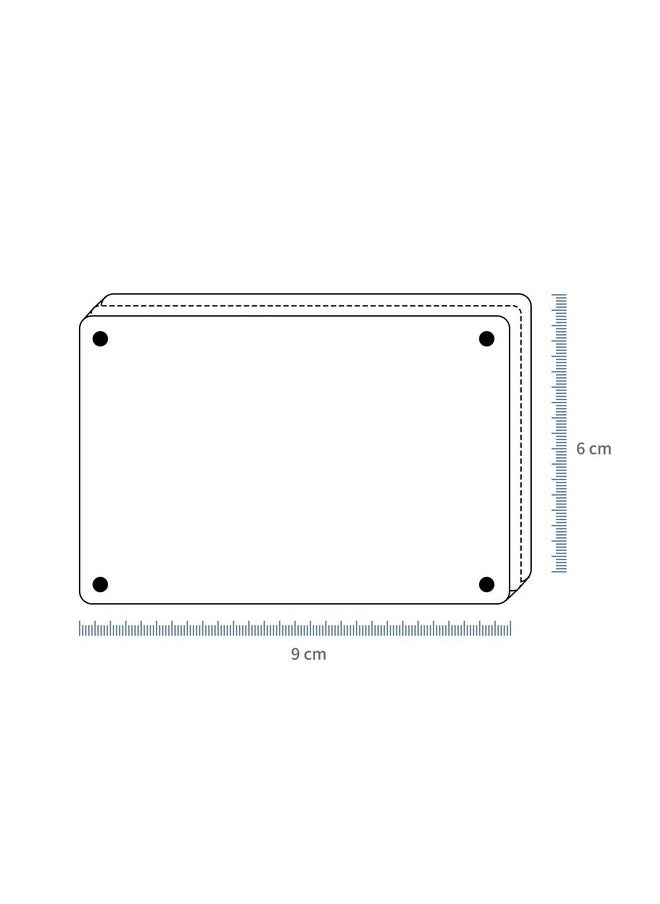 ONE WALL ONE WALL Acrylic Fridge Magnetic Frame, Double Sided Photo Refrigerator Magnet Picture Frame for Fujifilm Instax Mini, 2.36 x 3.54 Inch, Pack of 5  - Image 2