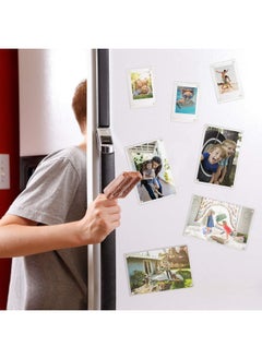 ONE WALL ONE WALL Acrylic Fridge Magnetic Frame, Double Sided Photo Refrigerator Magnet Picture Frame for Fujifilm Instax Mini, 2.36 x 3.54 Inch, Pack of 5  - Image 4
