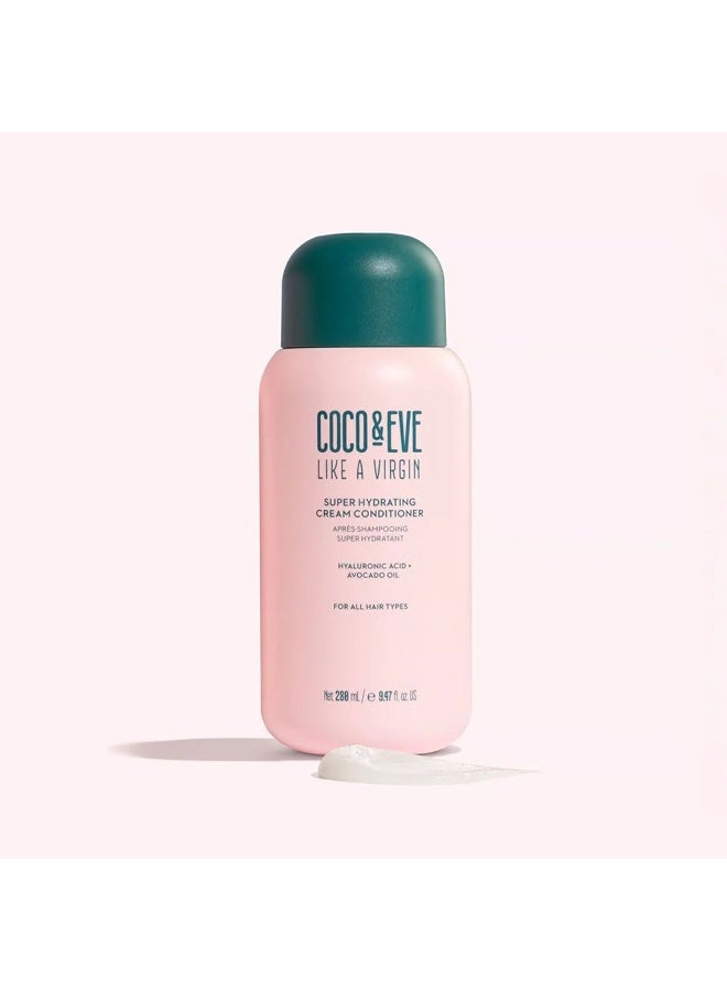 Coco & Eve Like A Virgin Super Hydrating Cream Conditioner with Hyaluronic Acid & Bio-Ceramides, 250ml