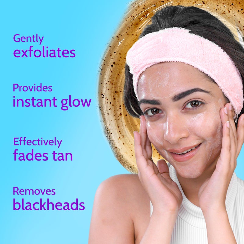 Chemist At Play Gentle Exfoliating Face Scrub with Mandelic Acid & Walnuts | Removes Dead Skin & Blackheads | Detans |Gives Instant Glow| Face Scrub for Women & Men | 100ml - Image 3