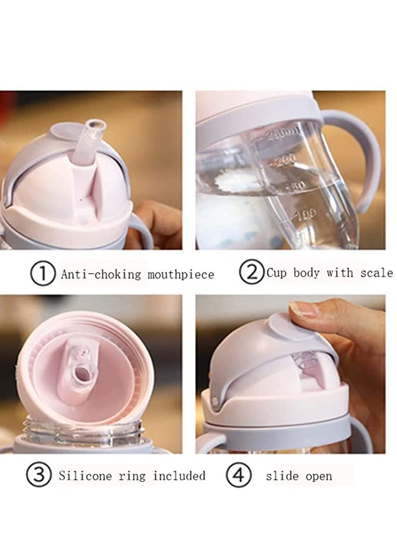 KASTWAVE Sippy Cup for Baby, Sippy Cup for Baby more than 6 months, Spill-Proof Sippy Cup, Toddler Cup with Straw and Handle, Anti-drop, Anti-leakage - Image 3
