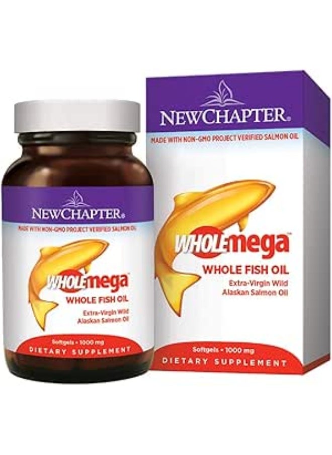 New Chapter Nc Wholemega 1000Mg 60Sg #5002  - Image 1