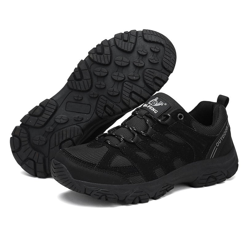 2025 Four Seasons New Sports Outdoor Shoes Men'S Couple Mesh Breathable Hiking Shoes Women'S Off-Road Anti-Slip Rock Climbing Hiking Shoes - Image 1