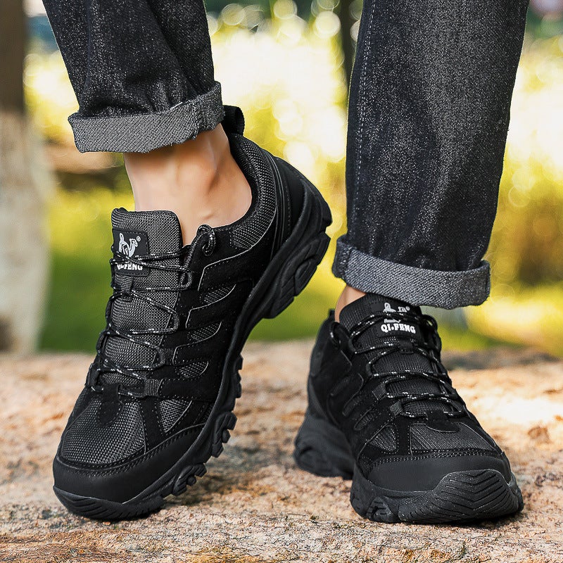 2025 Four Seasons New Sports Outdoor Shoes Men'S Couple Mesh Breathable Hiking Shoes Women'S Off-Road Anti-Slip Rock Climbing Hiking Shoes - Image 5