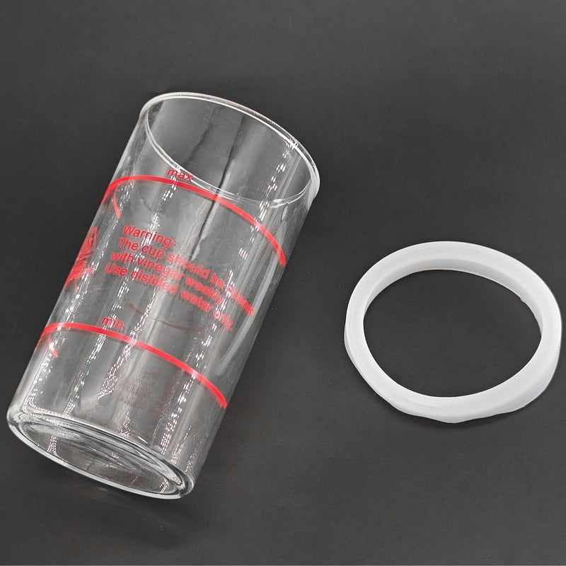 Elitzia Accessories Transparent Glass Steam jar Spare Parts of Facial Steamer ETBL0 (Height 17cm) - Image 3