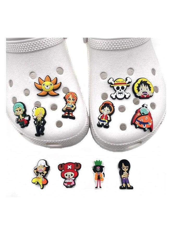 One Piece 12-Piece Crocs Shoe Decoration Charms,  for Kids Boys Girls Men Women Party Favor  - Image 2