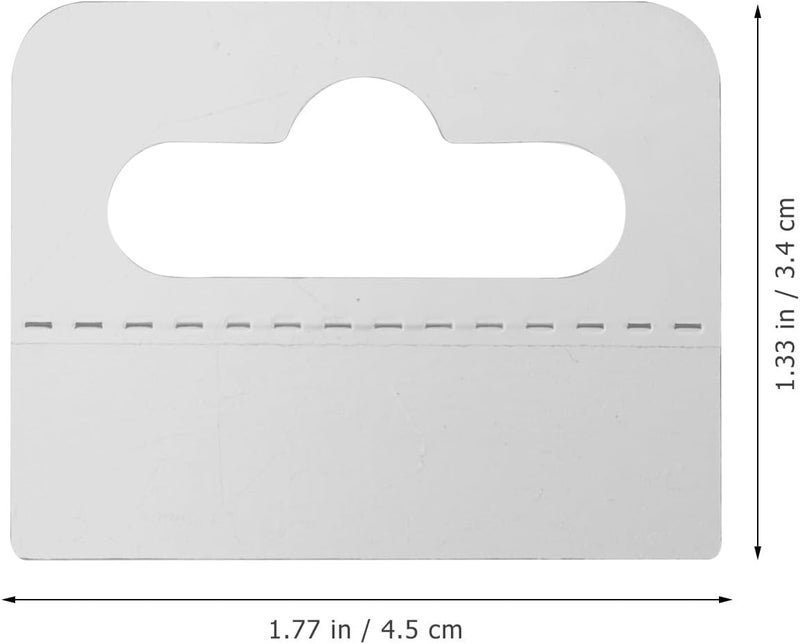 Garneck 120 Pcs Self-Adhesive Display Hooks and Multipurpose PVC Wall Hooks Lightweight Pet Plastic for Home and Retail Shop Organization - Image 2
