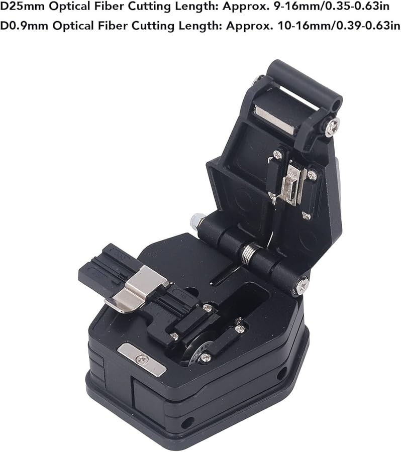 Portable Fiber Cleaver with Stainless Steel Slide Rail for Strands Cable Cutter - Image 3