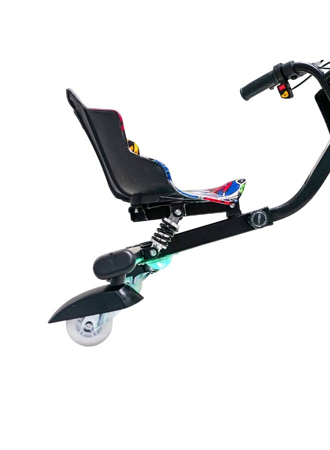 CRONY JL009 8″ V-Type Drift Car – 250 W Motor, 36 V/3 Ah Battery, LED Lights, 3-Speed Modes, Kids Electric Drift Toy-Football & Street Dance - Image 2