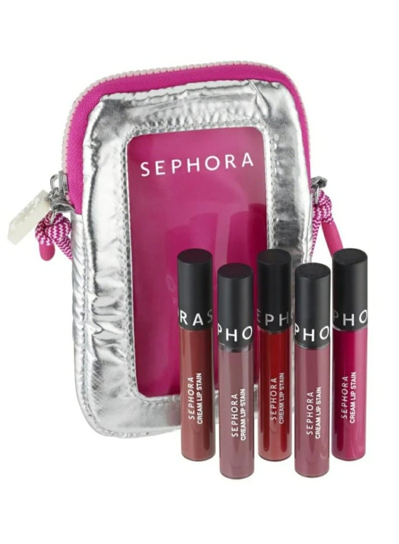 Sephora Collection Moving Lights Cream Lip Stain 5 Pieces - Image 1