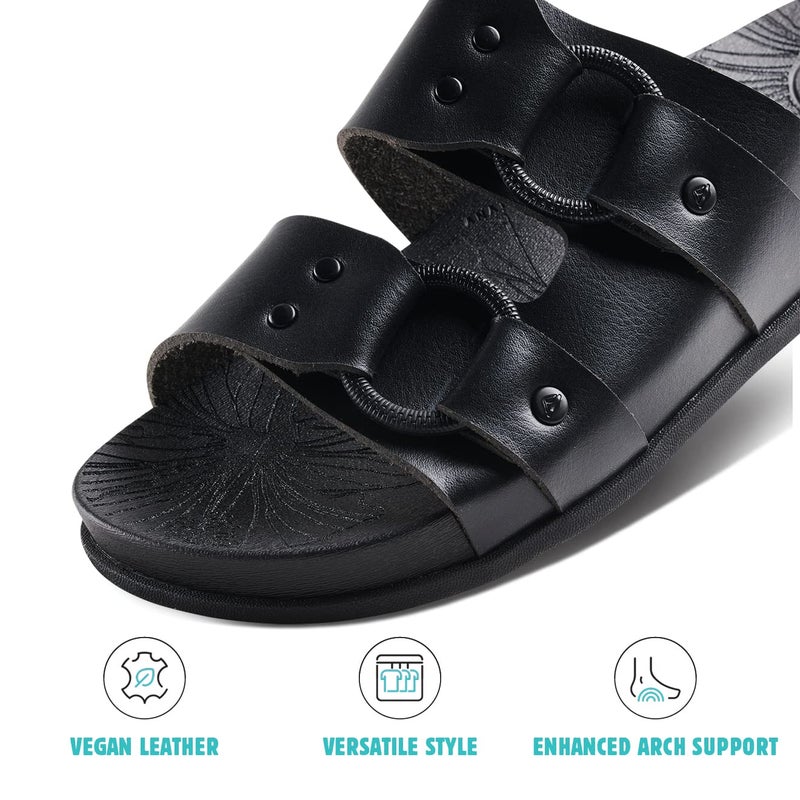 REEF Womens Sandals, Cushion Vera Cruz, Black Night, 8 - Image 2
