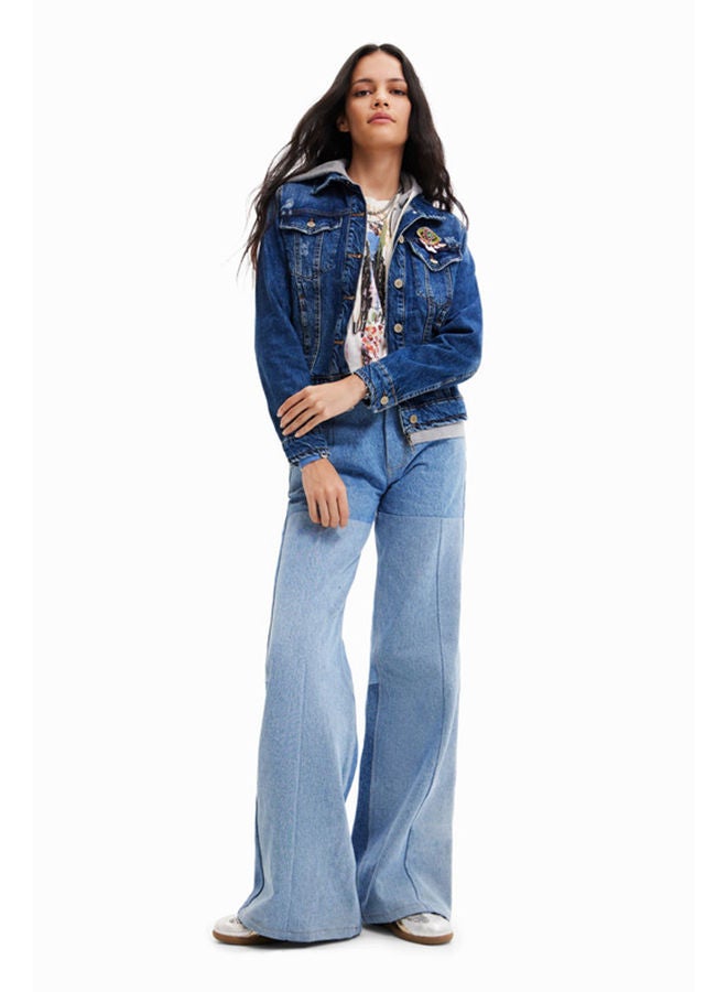 DESIGUAL Hooded denim jacket  - Image 2