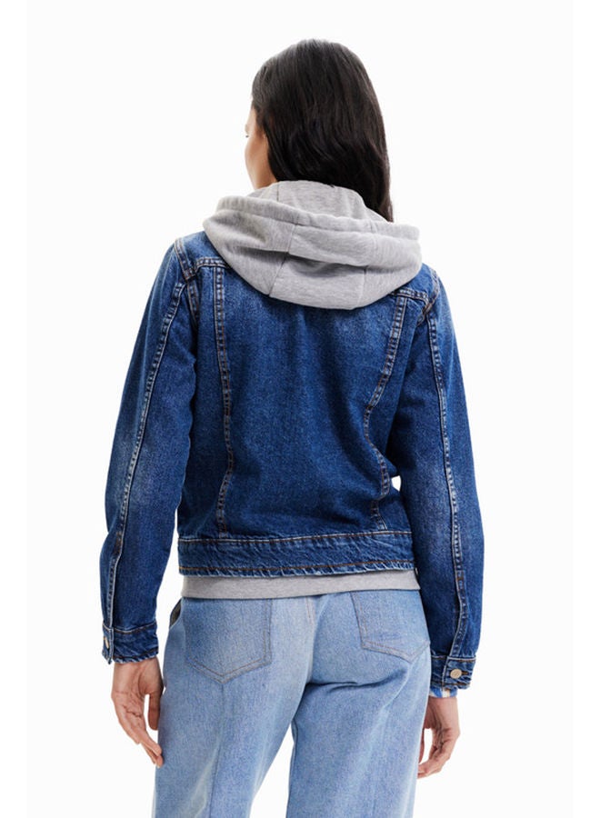 DESIGUAL Hooded denim jacket  - Image 3