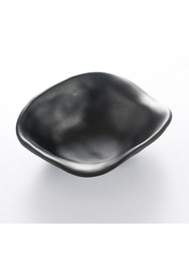 فالمر عبوة من 4 أوعية من الميلامين، أوعية غمس، طبق صلصة صغير مستطيل للصلصات، وعاء تقديم من الميلامين للصلصة والسوشي والساشيمي والثوم ، المكونات، التوابل، أوعية تحضير التوابل، المقبلات مقاس 15*12.5*5 سم( أسود ضد الكسر) - Image 3